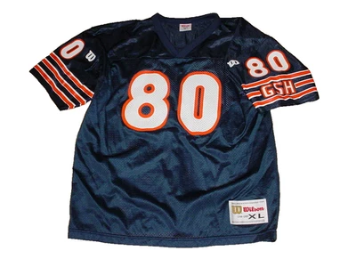 Vintage Chicago Bears Curtis Conway Jersey By Wilson #80 YOUTH XL Mens Small - Image 1 of 2