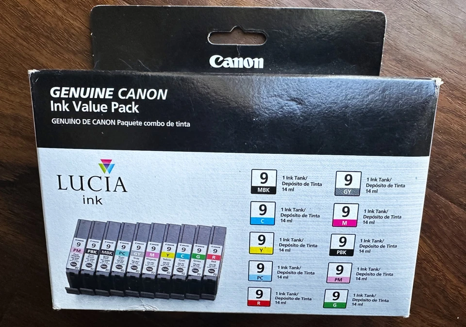 Canon Pixma PGI-9 14ml Ink Tanks PGI-9M PGI-9Y PGI-9C PGI-9PBK