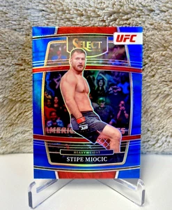 2022 Panini Select UFC - Stipe Miocic Blue Prizm Concourse - #85 - Picture 1 of 2