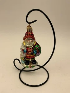 Christopher Radko Santa Little Gem Feuerwehrmann Ornament 01-0768-0 Neu mit Etikett J5-2 - Bild 1 von 6