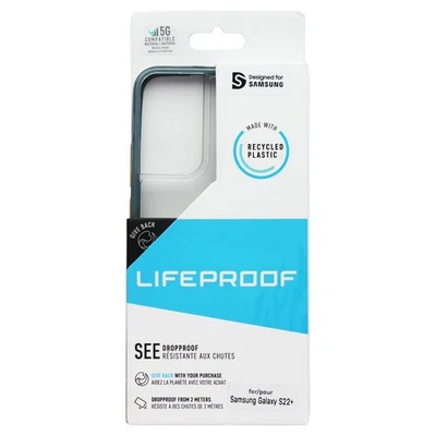 LifeProof SEE Series Case for Samsung Galaxy (S22+) - Zeal Gray/Clear - Image 1 of 2