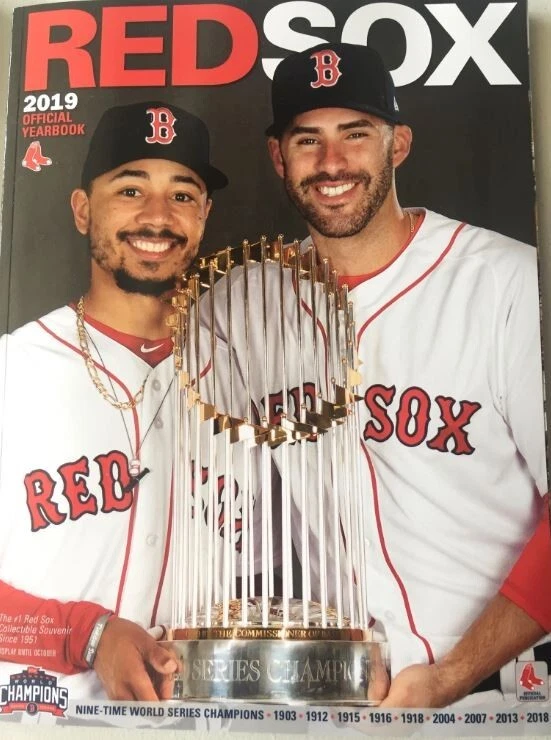 2019 BOSTON RED SOX YEARBOOK MLB PROGRAM 2018 WORLD SERIES CHAMPIONS SHIPS NOW - Image 1 of 1