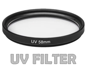 Vivitar 52 55 58 mm UV Protective Filter Camera Lens for Canon,Nikon,Panasonic - Picture 1 of 4