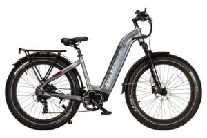 Snapcycle 26'' Electric Mountain Bicycle for Women 1200W Peak City Ebike 7-Speed - Picture 1 of 15
