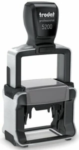 Trodat Professional 5200 Self Inking Stamp Custom No Rubber Text Plate K10T - Picture 1 of 5