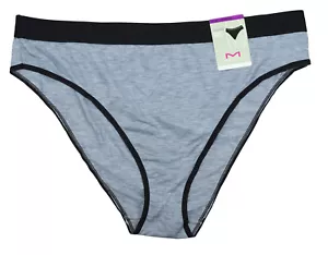Mutandine bikini donna Maidenform naturalmente morbide gamba alta XXL/9 nuove con etichette grigio - Foto 1 di 2