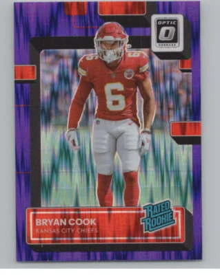 2022 Donruss Optic Purple Shock #272 Bryan Cook Rated Rookie RC V97992 - Image 1 of 2