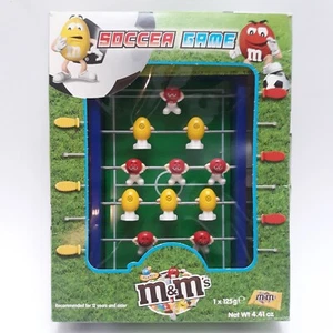 M&M Mini FOOSEBALL Fußball Tischspiel rot VS gelb in OVP mit Bällen  - Bild 1 von 11