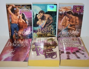 6 VNTG JUDE DEVERAUX & GEORGINA GENTRY HISTORICAL ROMANCES - PB - Picture 1 of 6