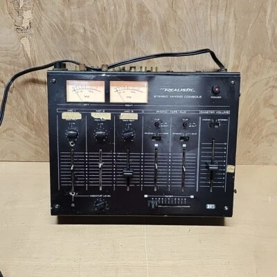 Vintage Realistic Mixer 32-1200A Stereo Audio DJ Mixing Console! - Image 1 of 4