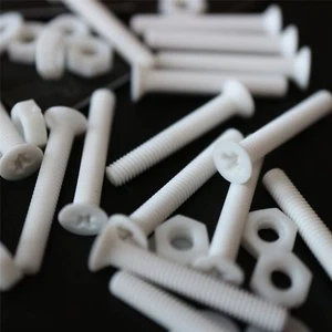 20x Tuercas y pernos de plástico avellanado blanco, arandelas, M3x 20 mm, anticorrosión - Imagen 1 de 5