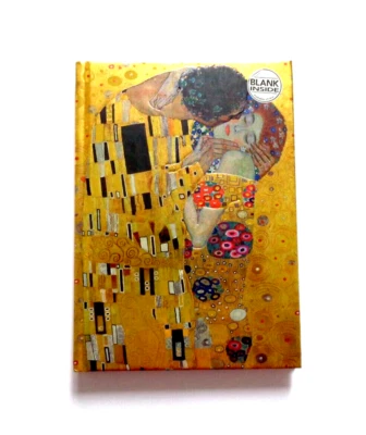 Leykam Alpina Notizbuch Hardcover geprägt blanko DIN A5 Motiv: Klimt - The Kiss