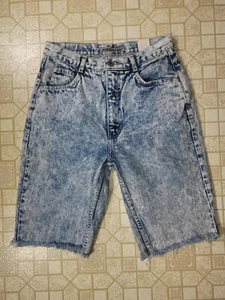 Vintage Jordache Damen Acid Wash Shorts Größe 9 roher Saum abgenutzt - Bild 1 von 11