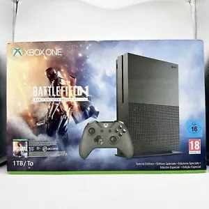 XBOX ONE S BATTLEFIELD 1 LIMITED EDITION 1TB CON MANUALI INSERTI E CONTROLLER - Foto 1 di 9