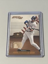 2001 Donruss Studio Leather And Lumber Ryan Klesko Bat Relic 