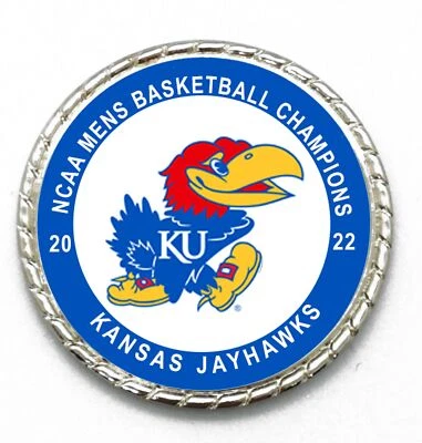 Moneda Campeonato Baloncesto Hombre Kansas Jayhawks 2022 Foto 1 de 3