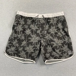 Pantalones Cortos Dixxon Para Hombres 2X Híbridos Elásticos Cintura Tabla Bañador Palmeras Logo * - Imagen 1 de 23