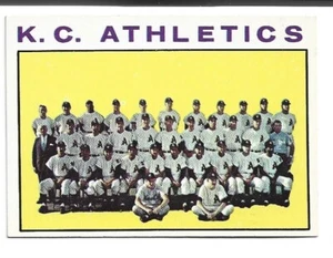 K.C. Tarjeta del equipo ATHETICS 1964 TOPPS #151, casi nueva-como nueva - Imagen 1 de 2