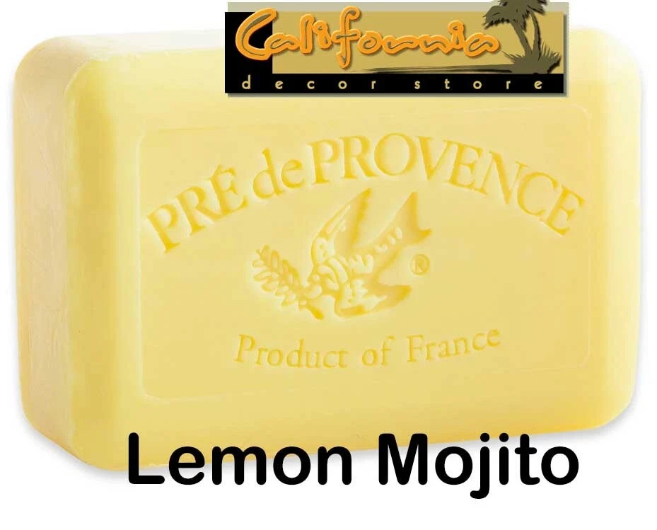 Pre de Provence LEMON MOJITO French Soap 150 Gram Bath Shower Bar Shea Butter - Image 1 of 1