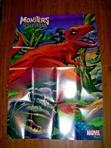 Monsters Unleashed Teufel Dinosaurier Promo Poster 24" x 36" Marvel 2017 Jack Kirby - Bild 1 von 4