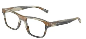 Dolce & Gabbana DG 3362 Striped Grey Horn (3390) Eyeglasses - Picture 1 of 1