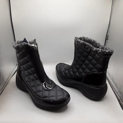Botas Khombu Megan para mujer 5M cuña negra  Foto 1 de 4