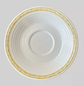 Juego de 4 platos platillos de oro de loza franciscana Hacienda 6 1/2 pulgadas usados en excelente estado - Imagen 1 de 3