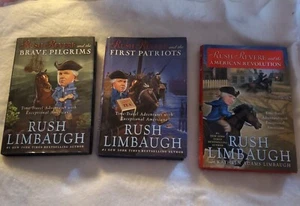 RUSH REVERE AND 3 BOOK SERIES SET:RUSH REVERE AND THE By Rush Limbaugh - Picture 1 of 5