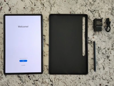 Samsung Galaxy Tab S7+, S Pen, 128 GB, 12.4 in, SM-T970, Black, Good Condition! - Image 1 of 4