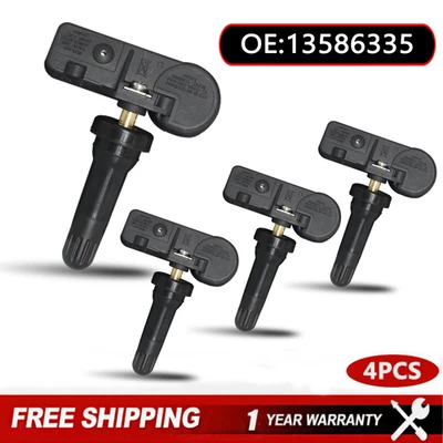 Sensores 4xTPMS para Cadillac CTS 2010-2019 - ajuste directo OEM repuesto Foto 1 de 4