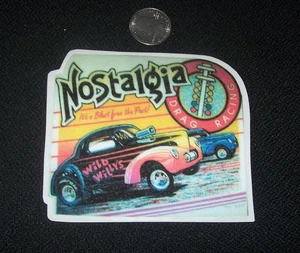 Nostalgia Drag Racing - Sticker NHRA NASCAR Hot Rod INDY - Picture 1 of 1