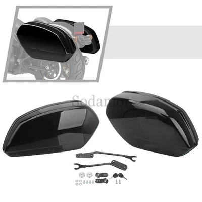 Motorcycle Hard Saddlebags Trunk For Harley Davidson Low Rider ST FXLRST FXLRS - Image 1 of 4