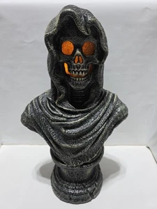 Halloween Sensenmann Büste Licht Sound Bewegung aktiviert getestet funktioniert - Bild 1 von 5