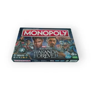 Marvel Studios Black Panther Wakanda Forever Edition monopoly sealed Game New  - Picture 1 of 6
