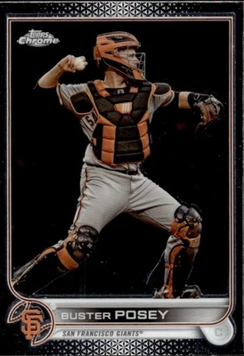 2022 Topps Chrome #95 Buster Posey San Francisco Giants - Image 1 of 2