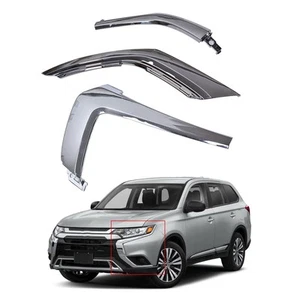 Left Front Bumper Chrome Trim Molding Strip Replacement for 2016-2019 Mitsubi... - Picture 1 of 7