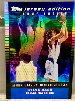 JERSEY # MATCH! 2003 Topps Jersey Edition Steve Nash 13/99! MAVERICKS (1/1)! - Image 1 of 3