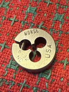 6-32 Adjustable Button Die USA 🇺🇸 Morse Machinist NOS - Picture 1 of 6