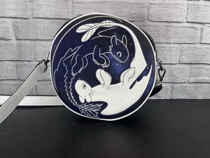 Loungefly How to Train Your Dragon Light & Night Fury Glow in the Dark Crossbody - Picture 1 of 7