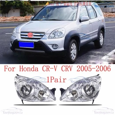 For Honda CR-V CRV 2005-2006 Sport Utility 4-Door Left+Right WEELMOTO Headlights Foto 1 de 4