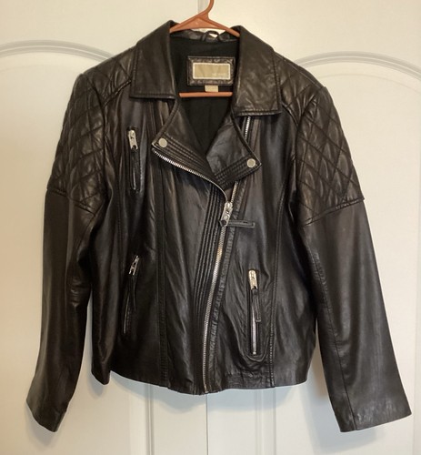 Giacca di pelle donna Michael Kors taglia M ottime condizioni