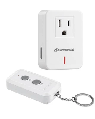 DEWENWILS Remote Control Outlet Wierless On Off Switch Plug for Light Lamp Fan