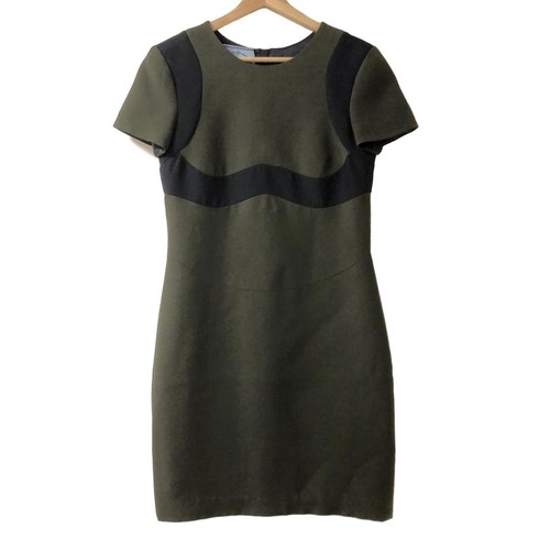 Autore PRADA Vestito donna nero kaki