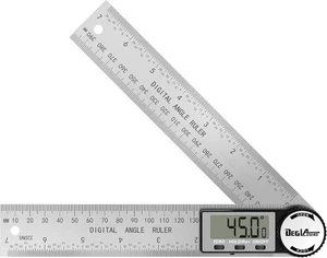 Digital Angle Finder Protractor, DEGLASERS Digital Protractor 7inch/200mm Stainl - Picture 1 of 6