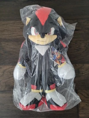 Sonic the Hedgehog 3 Filme Shadow Jakks Pacific Jumbo 21" Pelúcia Novo 2025  - Imagem 1 de 4