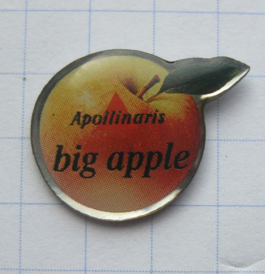APOLLINARIS / BIG APPLE .............................Getränke-Pin (101d) - Bild 1 von 1
