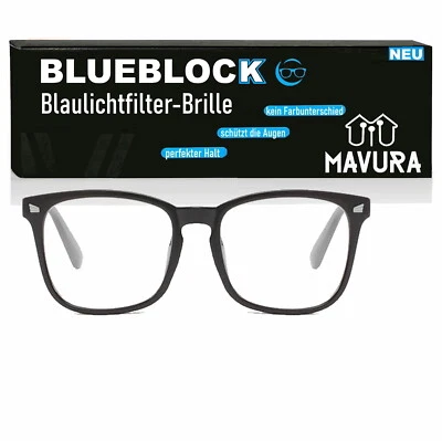 BLUEBLOCK Blaulichtfilter Brille Computer Fernsehen Anti Blaulicht Lesebrille - Bild 1 von 4