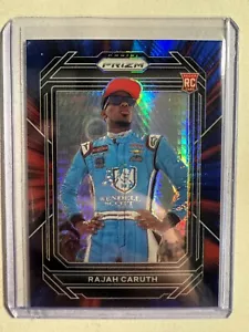 K305,372-2023 Panini Prizm Prizms Hyper Prizm rojo y azul #73 Rajah Caruth/299 - Imagen 1 de 1