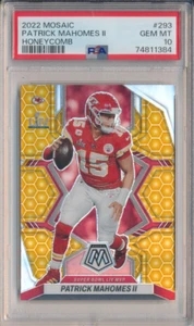 Panini Mosaic Patrick Mahomes II 2022 Honeycomb Prizm #293 PSA 10 - Imagen 1 de 2