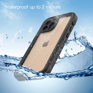 Funda Impermeable para Apple iPhone 16 Pro Max 15 14 13 Protector de Pantalla Antigolpes - Imagen 1 de 15